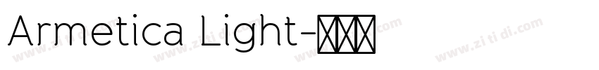 Armetica Light字体转换